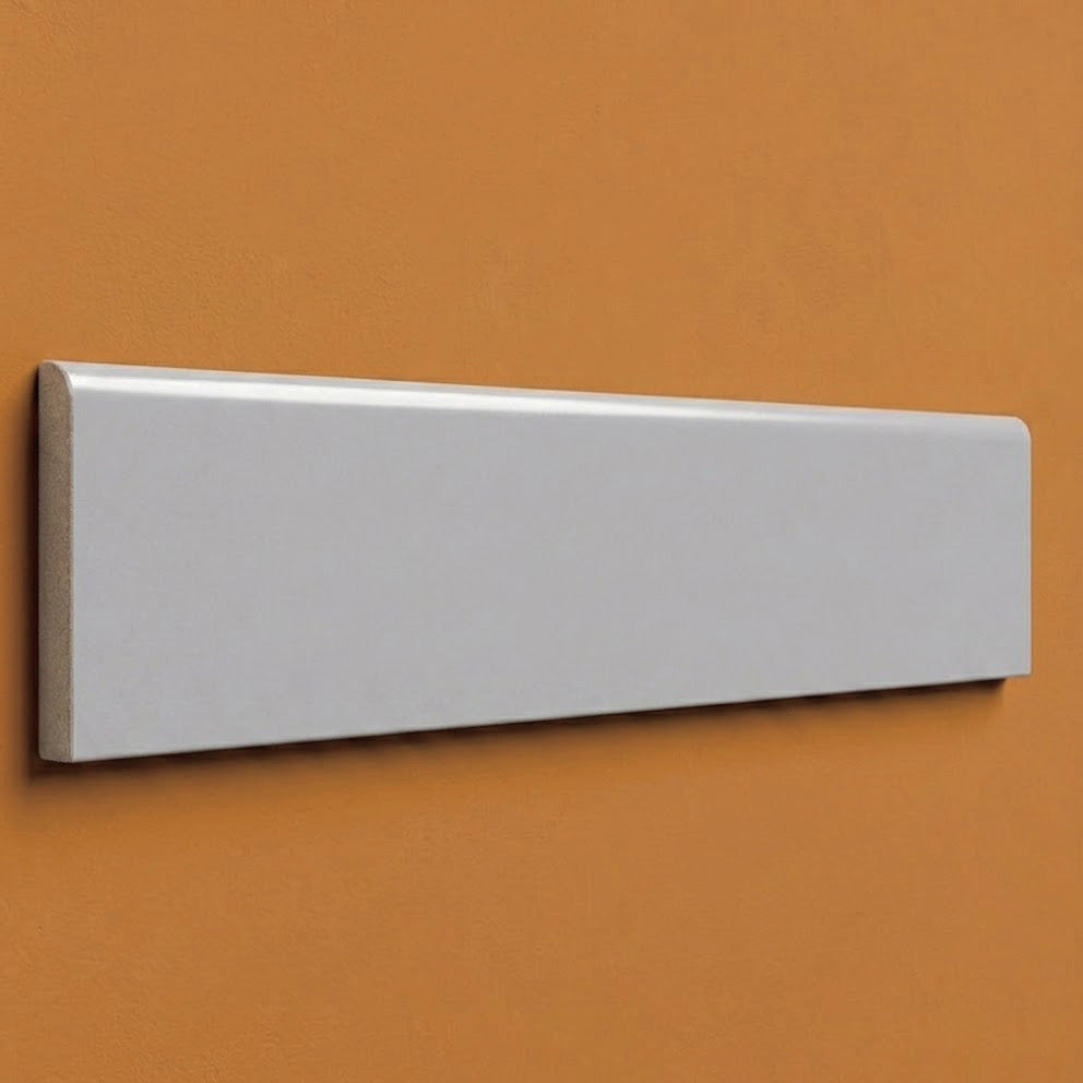 4x16 Palette Tender Gray Matte Solid Color Ceramic Bullnose Tile 4x16 Palette Tender Gray Matte Solid Color Ceramic Bullnose Tile - American Tile Depot