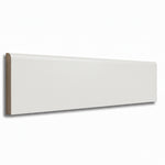 4x16 Palette White Ice Matte Ceramic Bullnose Tile - American Tile Depot