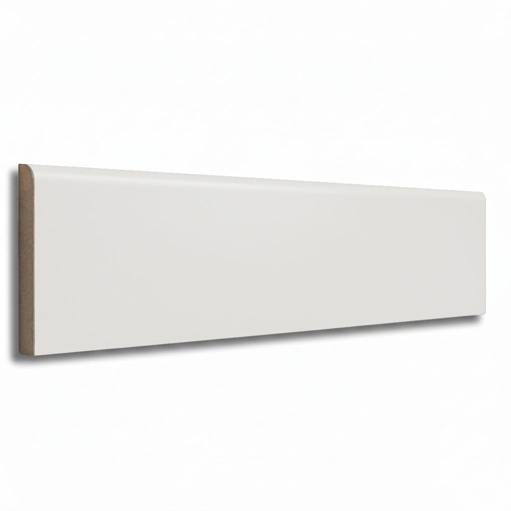 4x16 Palette White Ice Matte Ceramic Bullnose Tile - American Tile Depot