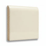 4x4 Palette Biscuit Glossy Solid Color Ceramic Bullnose Tile 4x4 Palette Biscuit Glossy Solid Color Ceramic Bullnose Tile - American Tile Depot