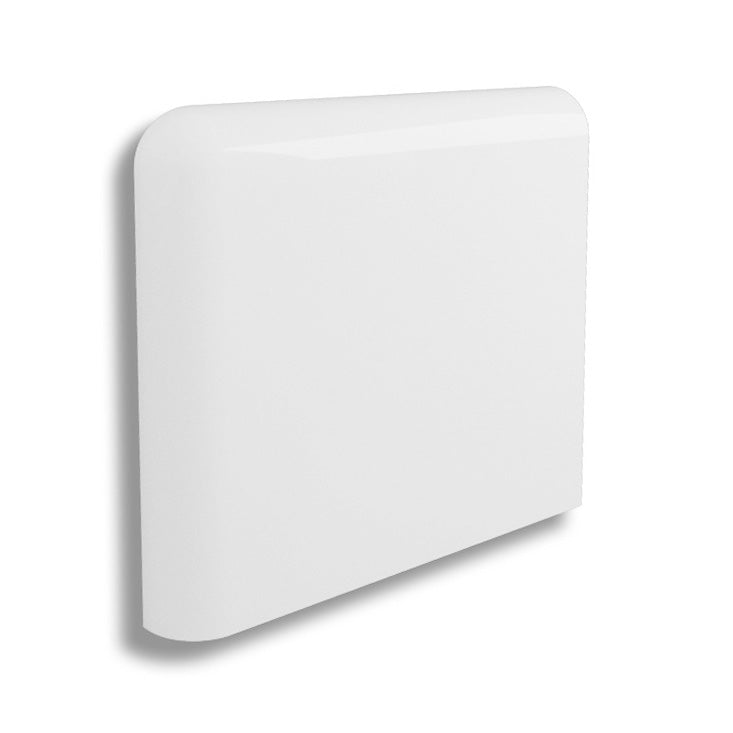 3x3 Palette White Ice Glossy Solid Color Ceramic Bullnose Corner 3x3 Palette White Ice Glossy Solid Color Ceramic Bullnose Corner - American Tile Depot