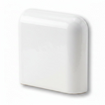 6x6 Palette White Ice Matte Solid Color Ceramic Bullnose Corner - American Tile Depot