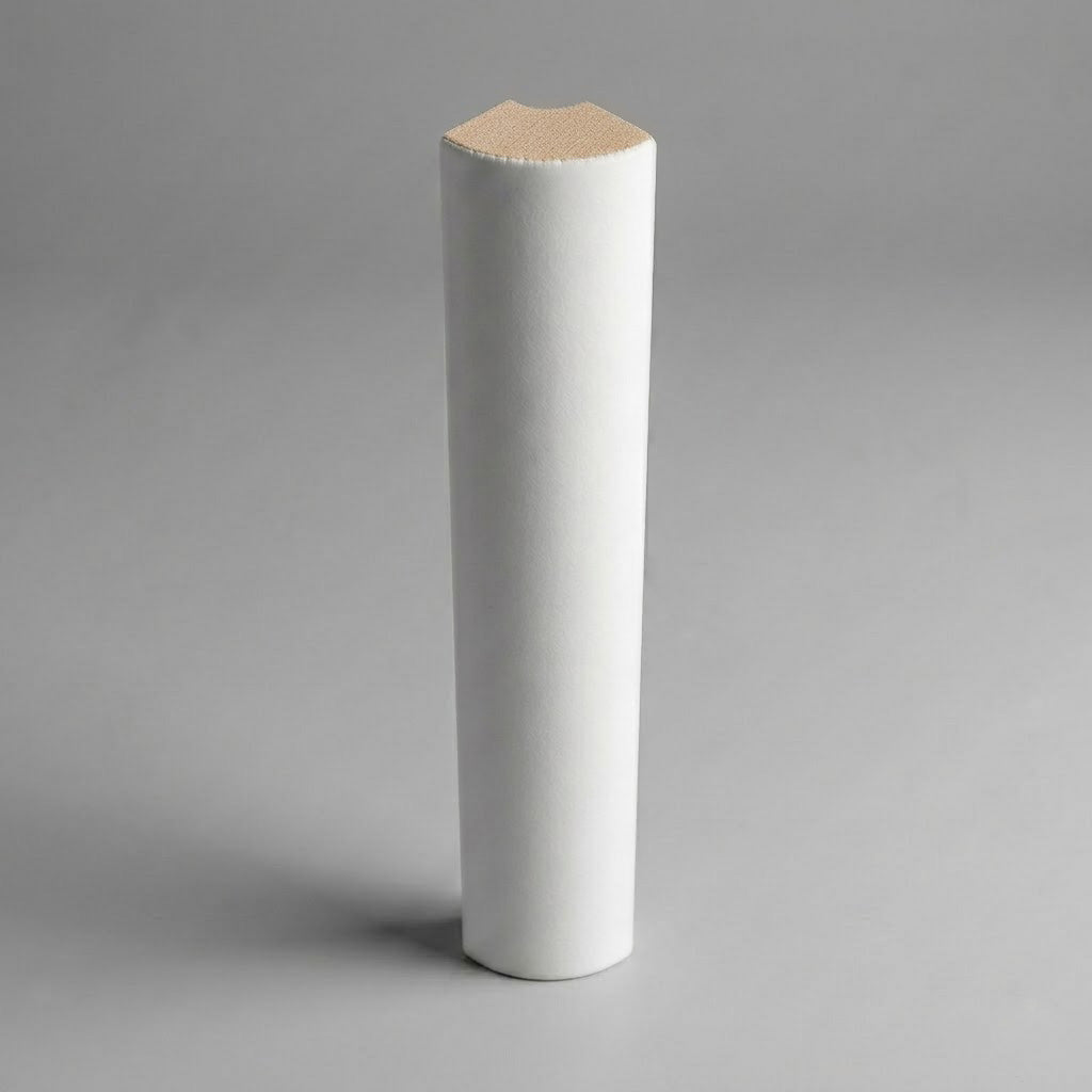 3/4x6 Palette White Ice Matte Solid Color Ceramic Quarter Round 3/4x6 Palette White Ice Matte Solid Color Ceramic Quarter Round - American Tile Depot