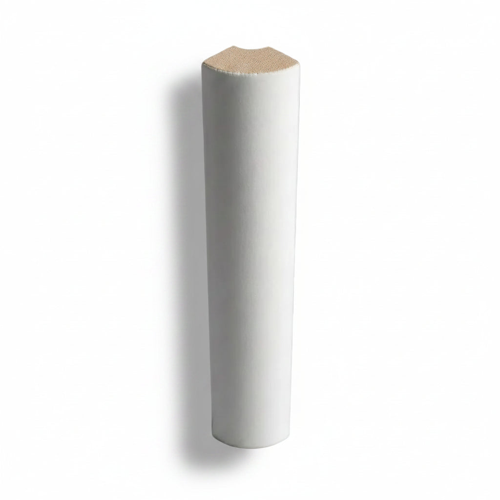 3/4x6 Palette White Ice Matte Solid Color Ceramic Quarter Round 3/4x6 Palette White Ice Matte Solid Color Ceramic Quarter Round - American Tile Depot