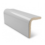 2x6 Palette Tender Gray Matte Solid Color Ceramic V Cap - American Tile Depot