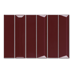 2x8 Linea Burgundy Glossy Solid Color Ceramic Mosaic Tile 2x8 Linea Burgundy Glossy Solid Color Ceramic Mosaic Tile - American Tile Depot