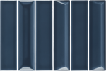 2x8 Linea Cobalt Glossy Solid Color Ceramic Mosaic Tile 2x8 Linea Cobalt Glossy Solid Color Ceramic Mosaic Tile - American Tile Depot