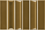 2x8 Linea Mocha Glossy Solid Color Ceramic Mosaic Tile 2x8 Linea Mocha Glossy Solid Color Ceramic Mosaic Tile - American Tile Depot