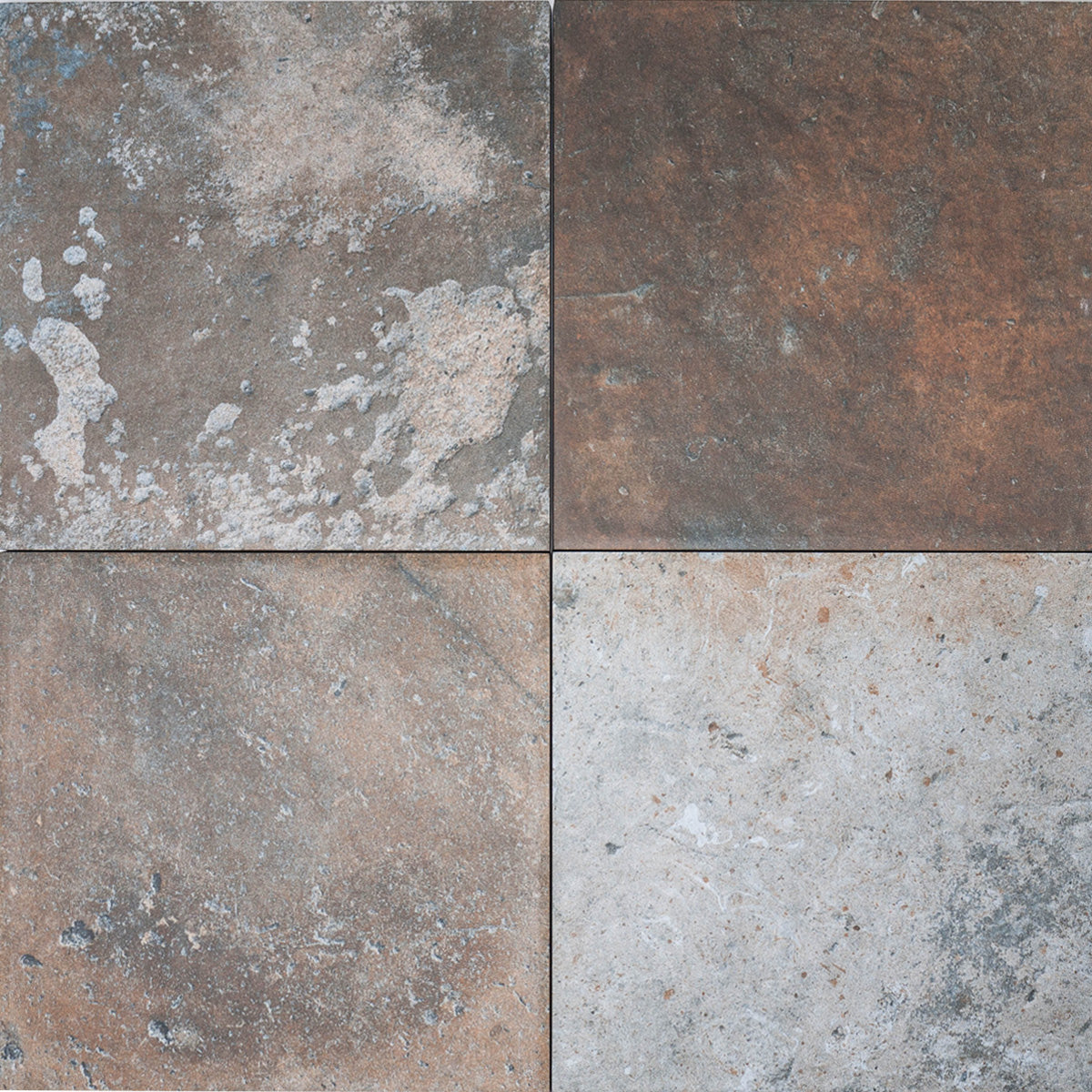 8.8x8.8 Senesi Copper Matte Stone Look Porcelain Tile-American Tile Depot
