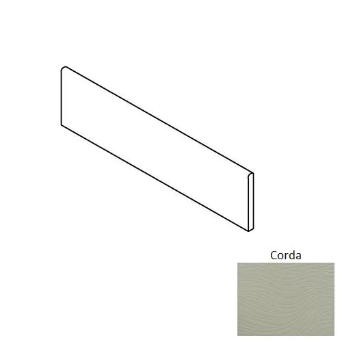 3x12 Surf Corda Textured Contemporary Look Ceramic Bullnose Tile 3x12 Surf Corda Textured Contemporary Look Ceramic Bullnose Tile - American Tile Depot