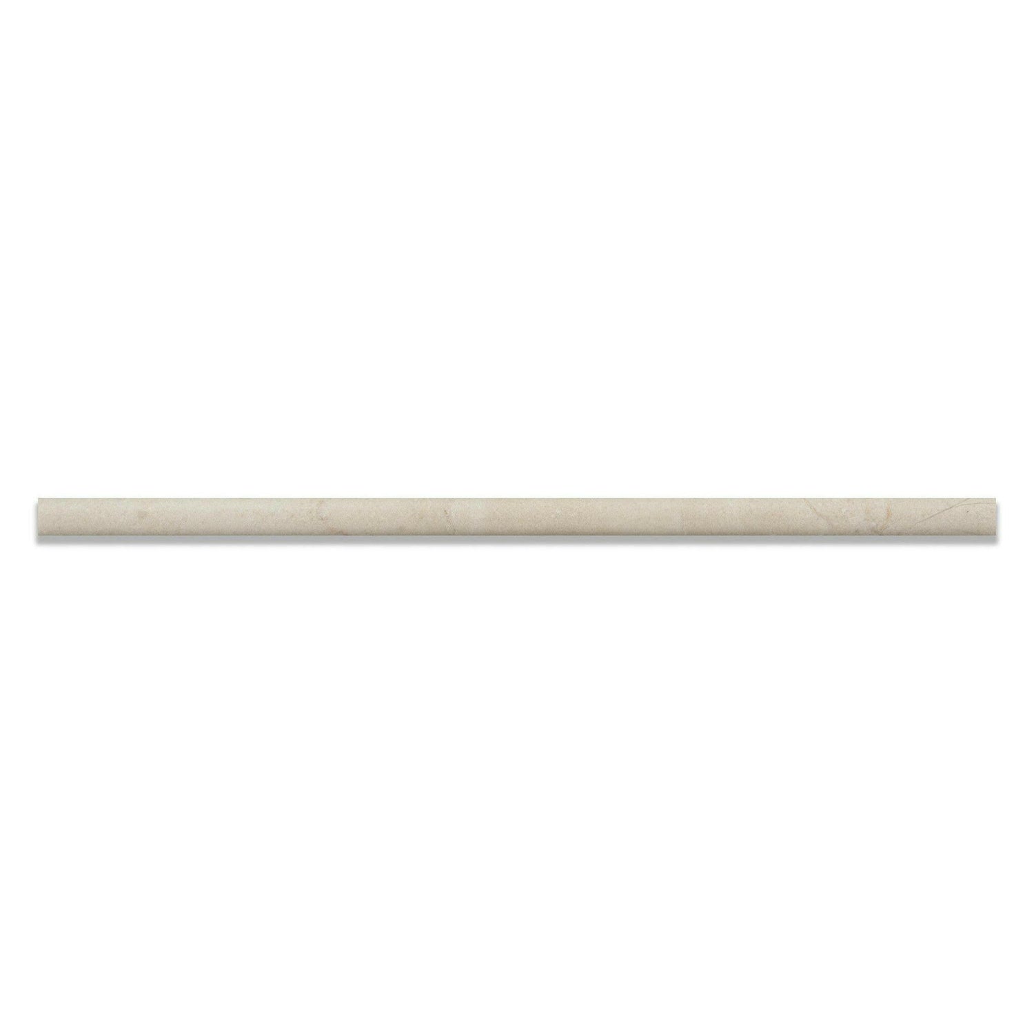 Crema Marfil Marble Honed 1/2x12 Pencil Liner Crema Marfil Marble Honed 1/2x12 Pencil Liner - American Tile Depot