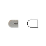 Crema Marfil Marble Honed 1/2x12 Pencil Liner Crema Marfil Marble Honed 1/2x12 Pencil Liner - American Tile Depot