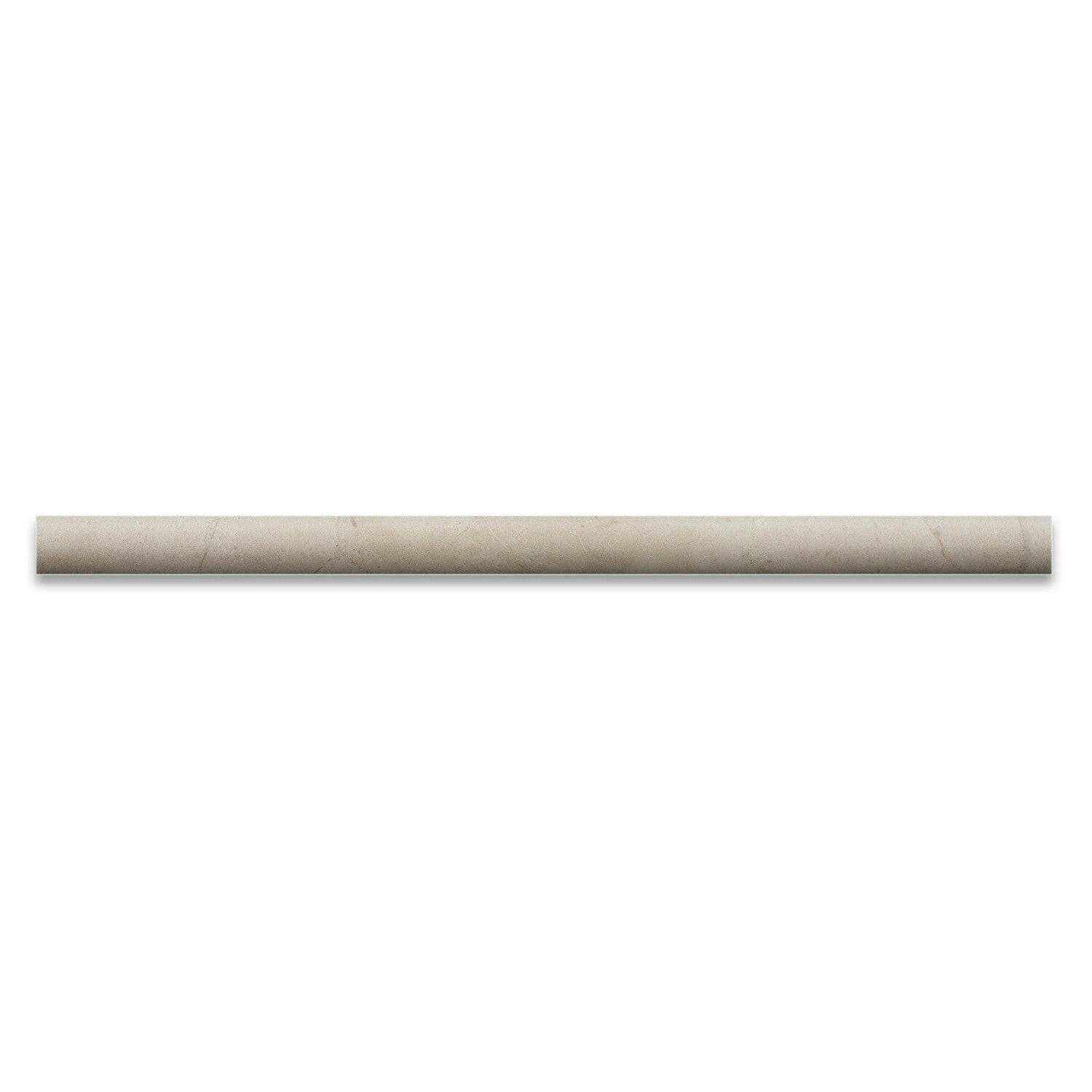 Crema Marfil Marble Honed 3/4x12 Bullnose Liner Crema Marfil Marble Honed 3/4x12 Bullnose Liner - American Tile Depot