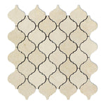Crema Marfil Marble Honed Lantern Mosaic Tile Crema Marfil Marble Honed Lantern Mosaic Tile - American Tile Depot
