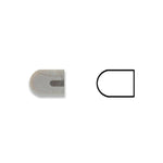 Crema Marfil Marble Polished 1/2x12 Pencil Liner Crema Marfil Marble Polished 1/2x12 Pencil Liner - American Tile Depot