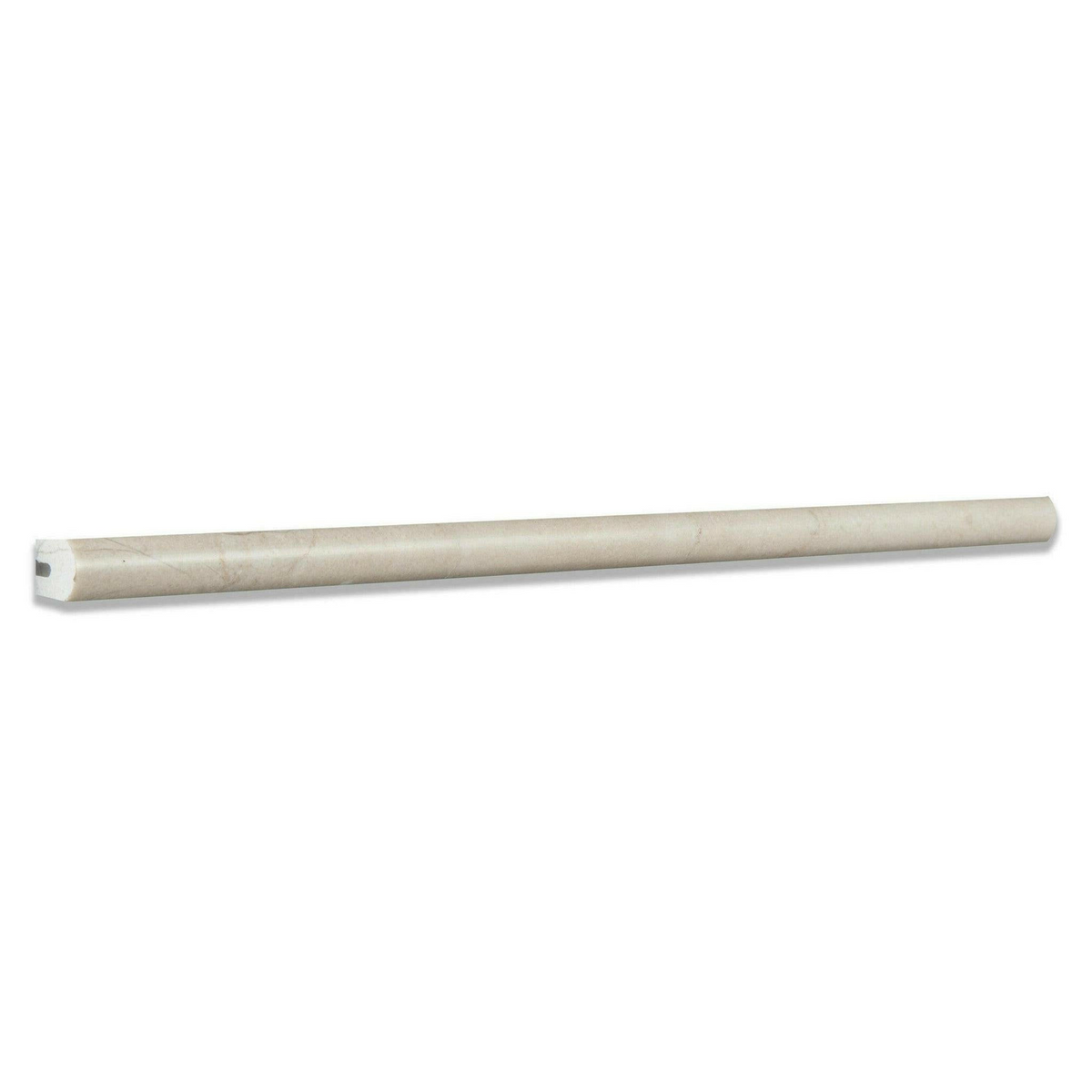 Crema Marfil Marble Polished 1/2x12 Pencil Liner - American Tile Depot