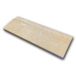 Crema Marfil Marble Polished 4" Baseboard Trim Molding Crema Marfil Marble Polished 4" Baseboard Trim Molding - American Tile Depot