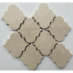 Crema Marfil Marble Polished 4" Lantern Mosaic Tile Crema Marfil Marble Polished 4" Lantern Mosaic Tile - American Tile Depot