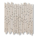Crema Marfil Marble Polished (Single-Color Crema Marfil) Bamboo Sticks Mosaic - American Tile Depot
