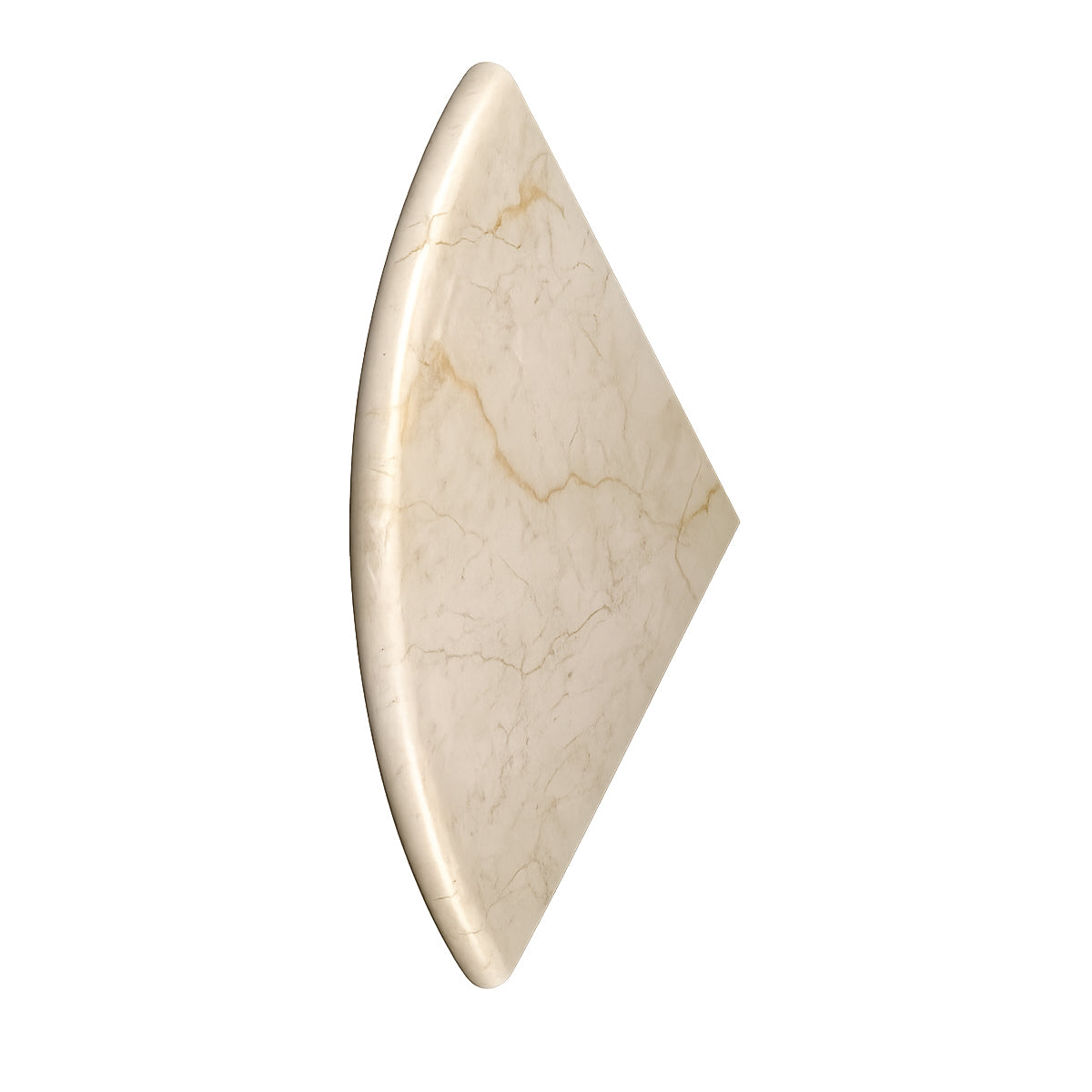 Crema Marfil Marble Shower Corner Shelf - Polished - American Tile Depot