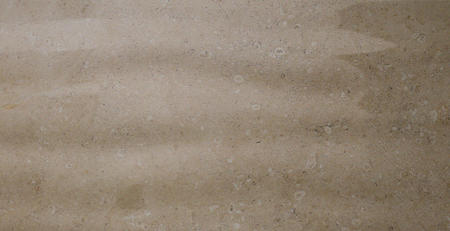 13x24 Royale Crema Relieve Wave Polished Stone Look Ceramic Tile-American Tile Depot