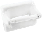 Daltile White Ceramic Toilet Paper Holder - Glossy - American Tile Depot