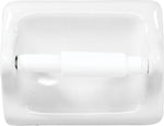 Daltile White Ceramic Toilet Paper Holder - Glossy - American Tile Depot