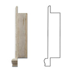 Diano Royal Marble Hand-Made Custom Shampoo Niche / Shelf - LARGE - Honed Diano Royal Marble Hand-Made Custom Shampoo Niche / Shelf - LARGE - Honed - American Tile Depot