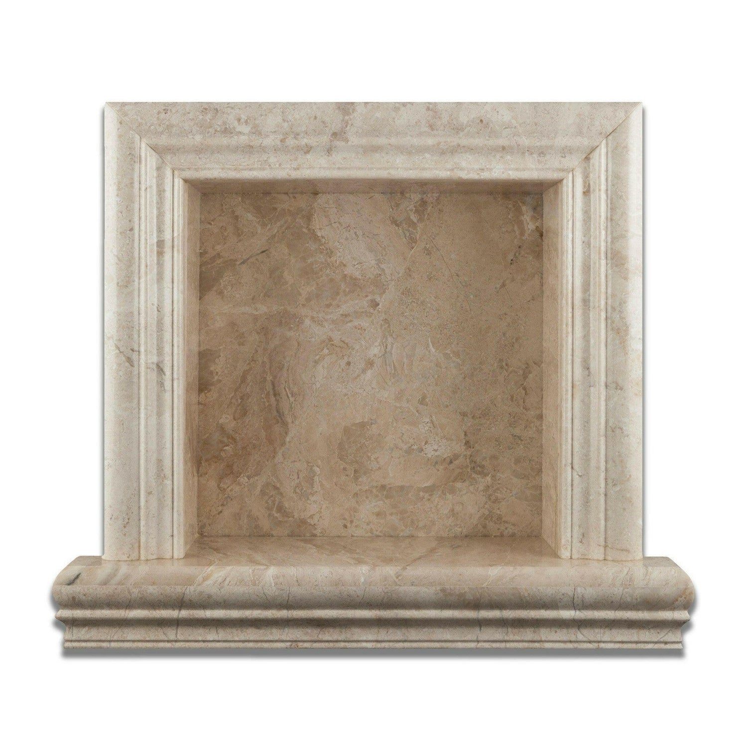 Diano Royal Marble Hand-Made Custom Shampoo Niche / Shelf - SMALL - Honed Diano Royal Marble Hand-Made Custom Shampoo Niche / Shelf - SMALL - Honed - American Tile Depot