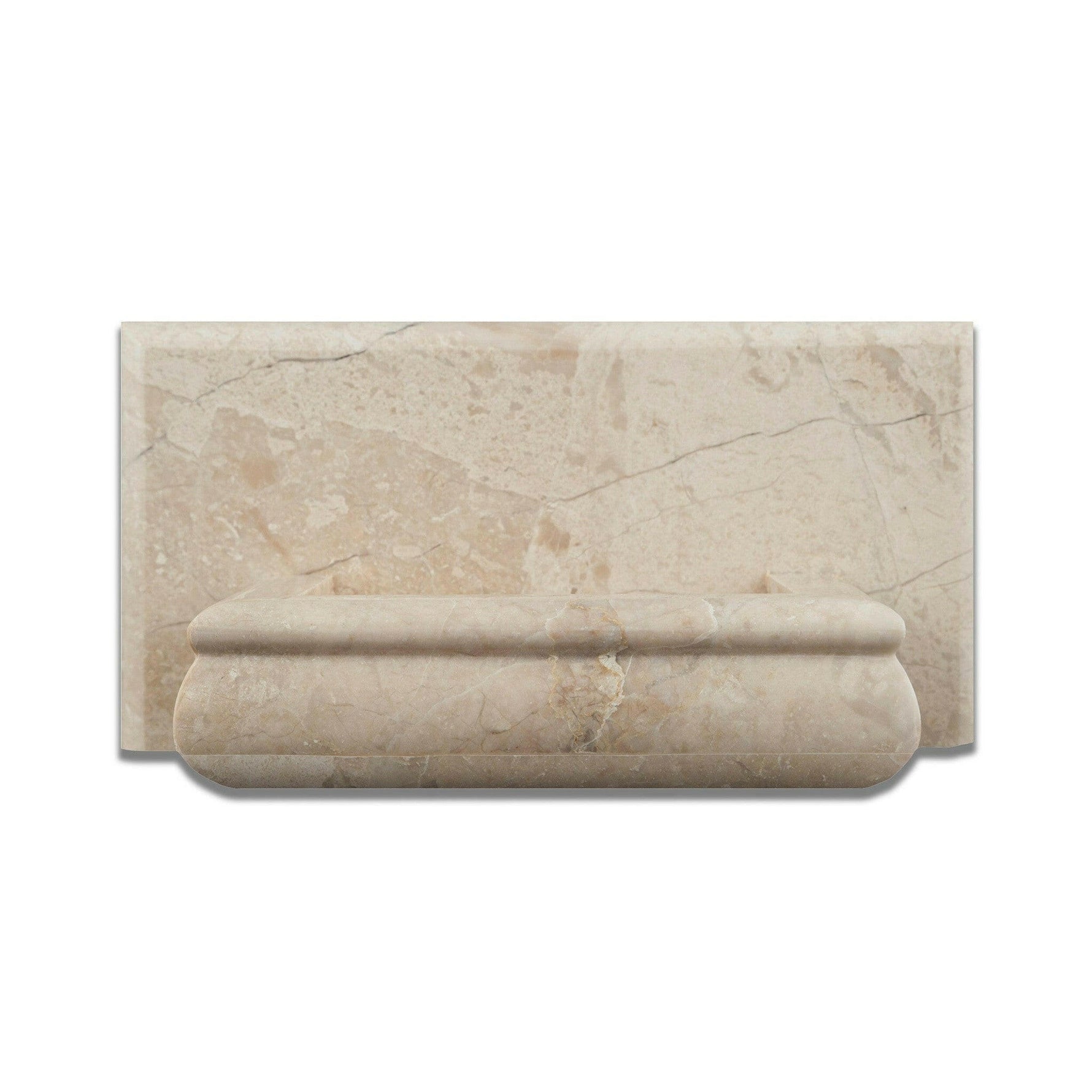 Diano Royal Marble Hand-Made Custom Soap Holder - Soap Dish - Honed Diano Royal Marble Hand-Made Custom Soap Holder - Soap Dish - Honed - American Tile Depot