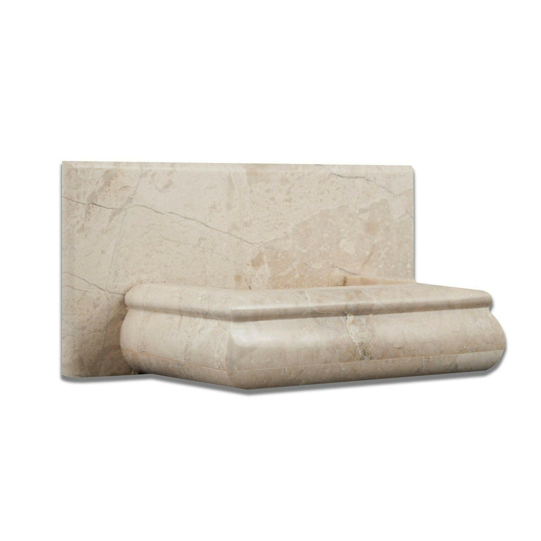 Diano Royal Marble Hand-Made Custom Soap Holder - Soap Dish - Honed Diano Royal Marble Hand-Made Custom Soap Holder - Soap Dish - Honed - American Tile Depot