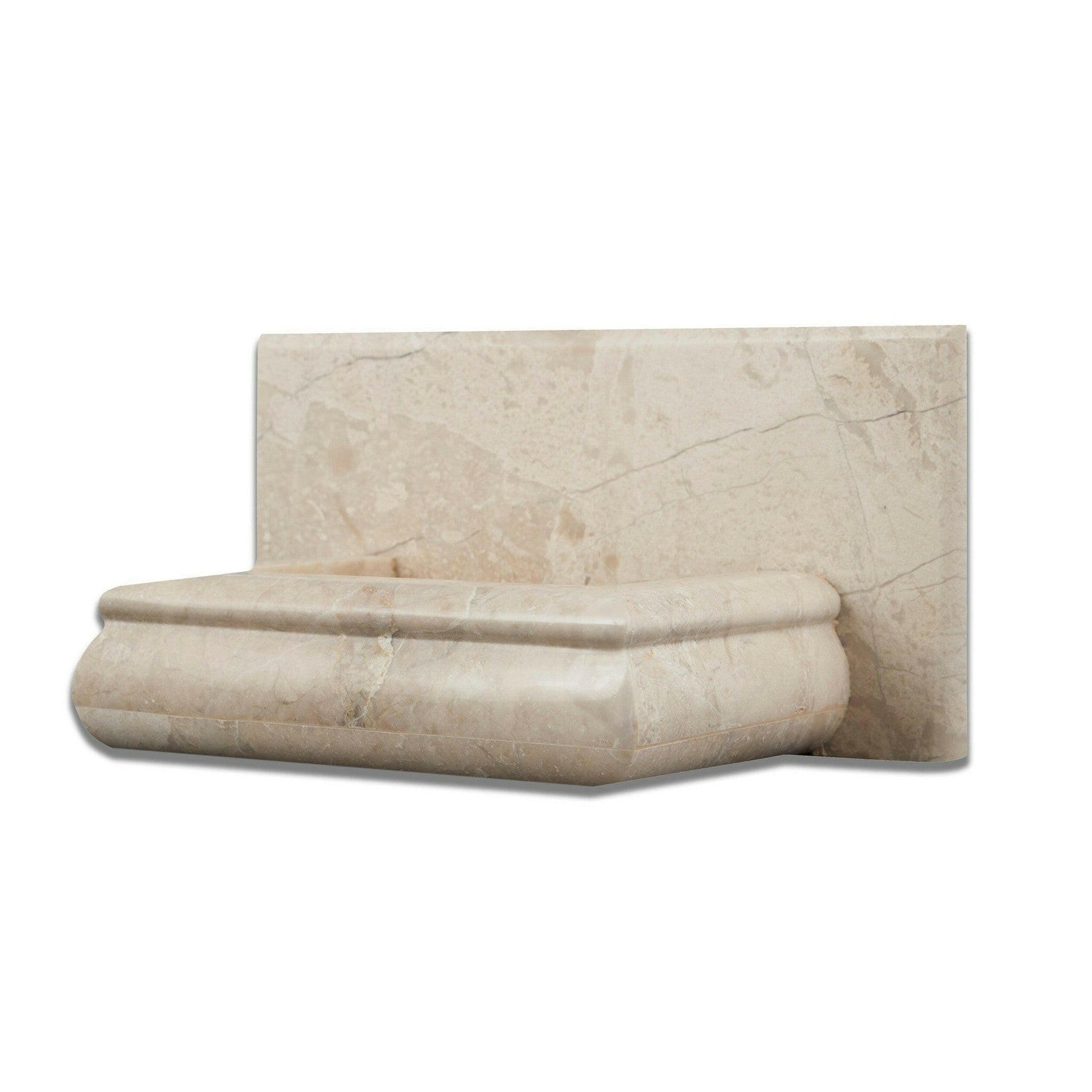 Diano Royal Marble Hand-Made Custom Soap Holder - Soap Dish - Honed Diano Royal Marble Hand-Made Custom Soap Holder - Soap Dish - Honed - American Tile Depot