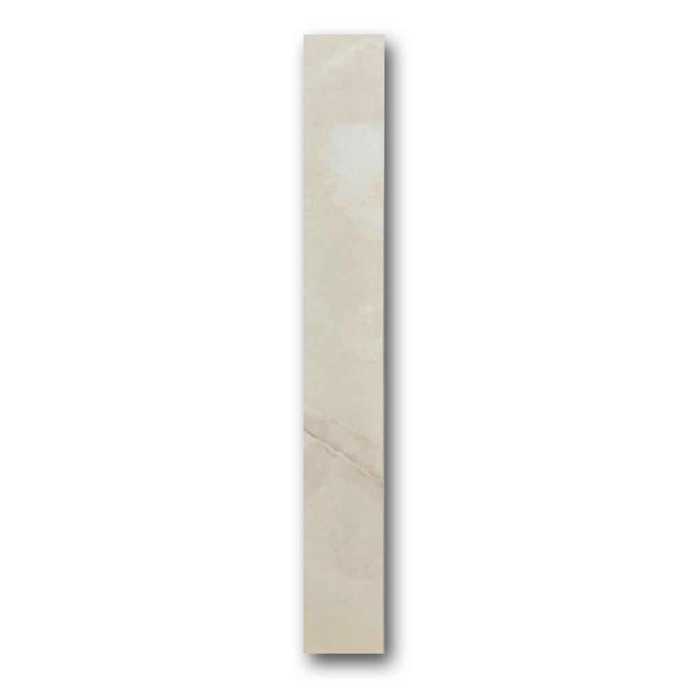 Dreama Perle Glossy Bullnose 3x24 Molding Trim Dreama Perle Glossy Bullnose 3x24 Molding Trim - American Tile Depot