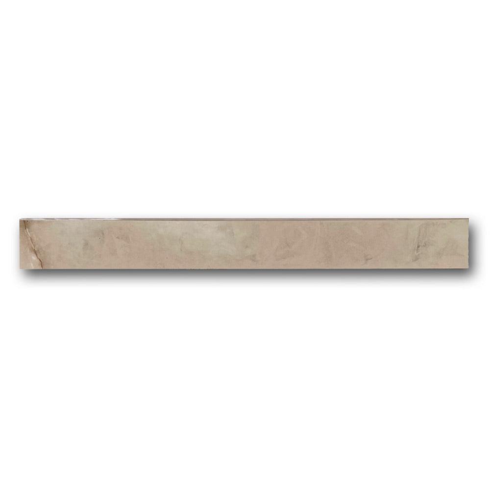 Dreama Rose Glossy Bullnose 3x24 Molding Trim Dreama Rose Glossy Bullnose 3x24 Molding Trim - American Tile Depot