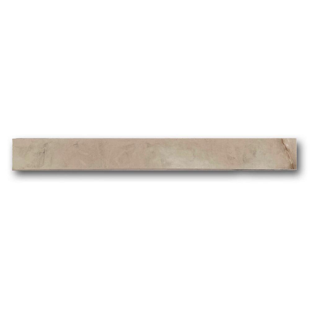 Dreama Rose Glossy Bullnose 3x24 Molding Trim Dreama Rose Glossy Bullnose 3x24 Molding Trim - American Tile Depot