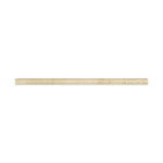 Durango Cream Travertine Honed 1/2x12 Pencil Liner Durango Cream Travertine Honed 1/2x12 Pencil Liner - American Tile Depot