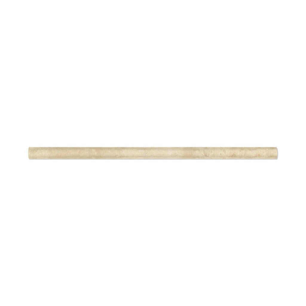 Durango Cream Travertine Honed 1/2x12 Pencil Liner Durango Cream Travertine Honed 1/2x12 Pencil Liner - American Tile Depot