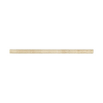 Durango Cream Travertine Honed 1/2x12 Pencil Liner - American Tile Depot
