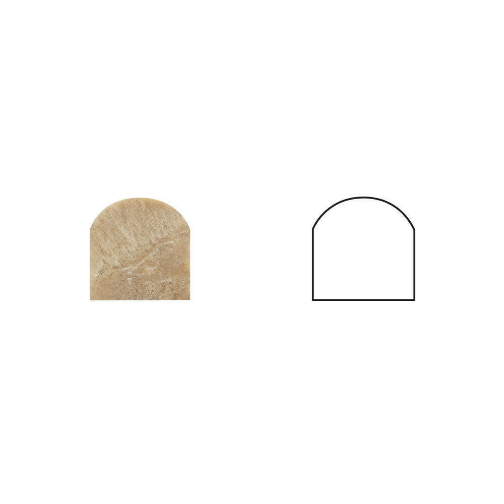 Durango Cream Travertine Honed 1x12 Rope Liner Durango Cream Travertine Honed 1x12 Rope Liner - American Tile Depot