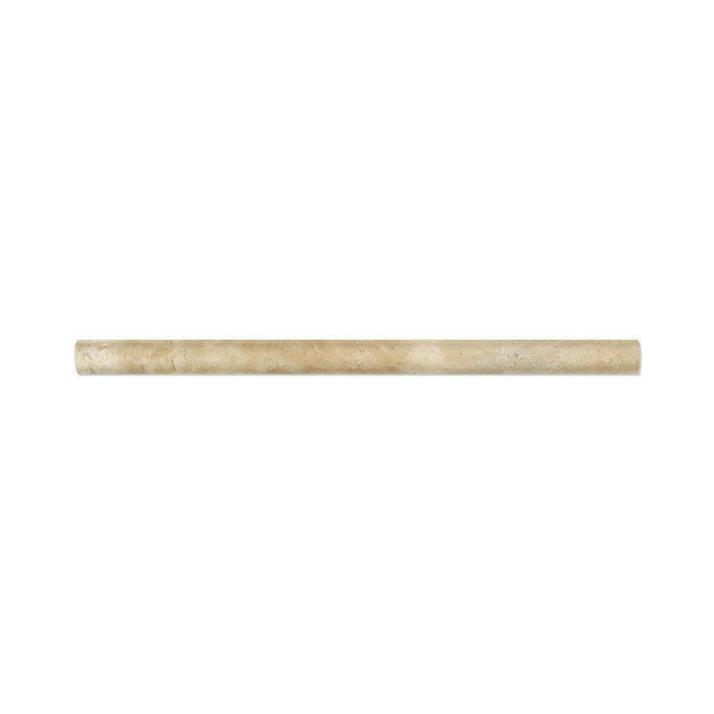 Durango Cream Travertine Honed 3/4x12 Bullnose Liner Durango Cream Travertine Honed 3/4x12 Bullnose Liner - American Tile Depot