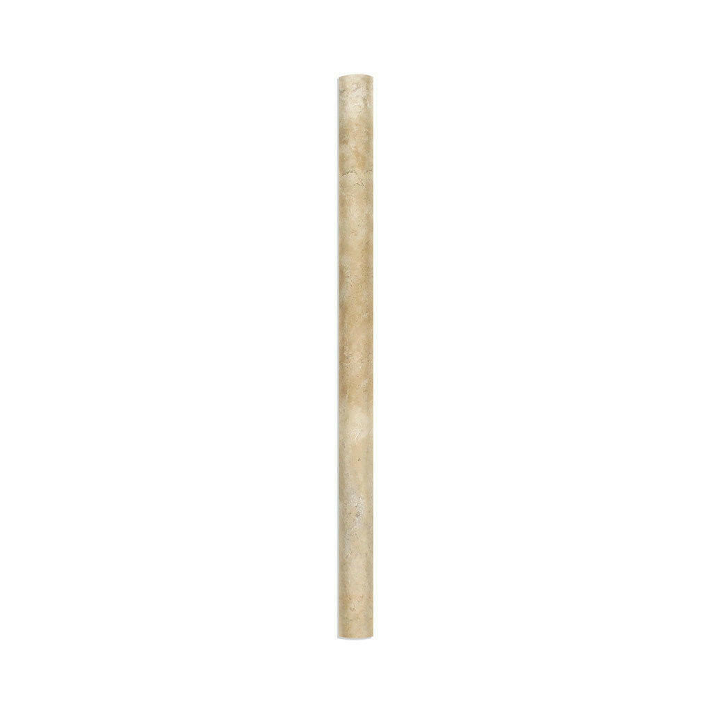Durango Cream Travertine Honed 3/4x12 Bullnose Liner - American Tile Depot