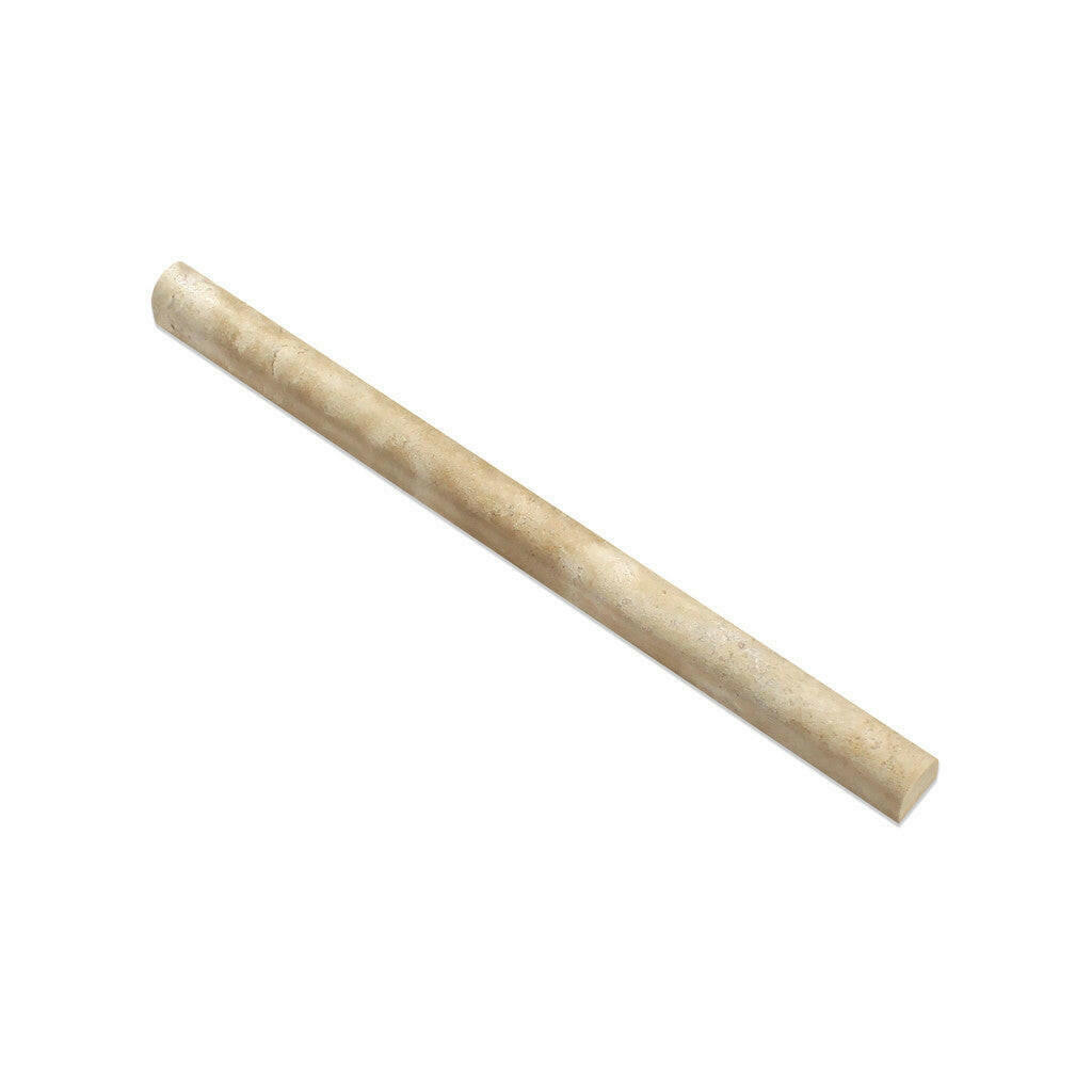 Durango Cream Travertine Honed 3/4x12 Bullnose Liner Durango Cream Travertine Honed 3/4x12 Bullnose Liner - American Tile Depot