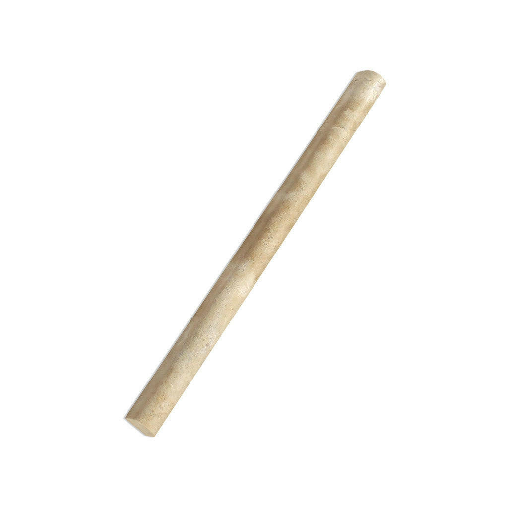 Durango Cream Travertine Honed 3/4x12 Bullnose Liner - American Tile Depot