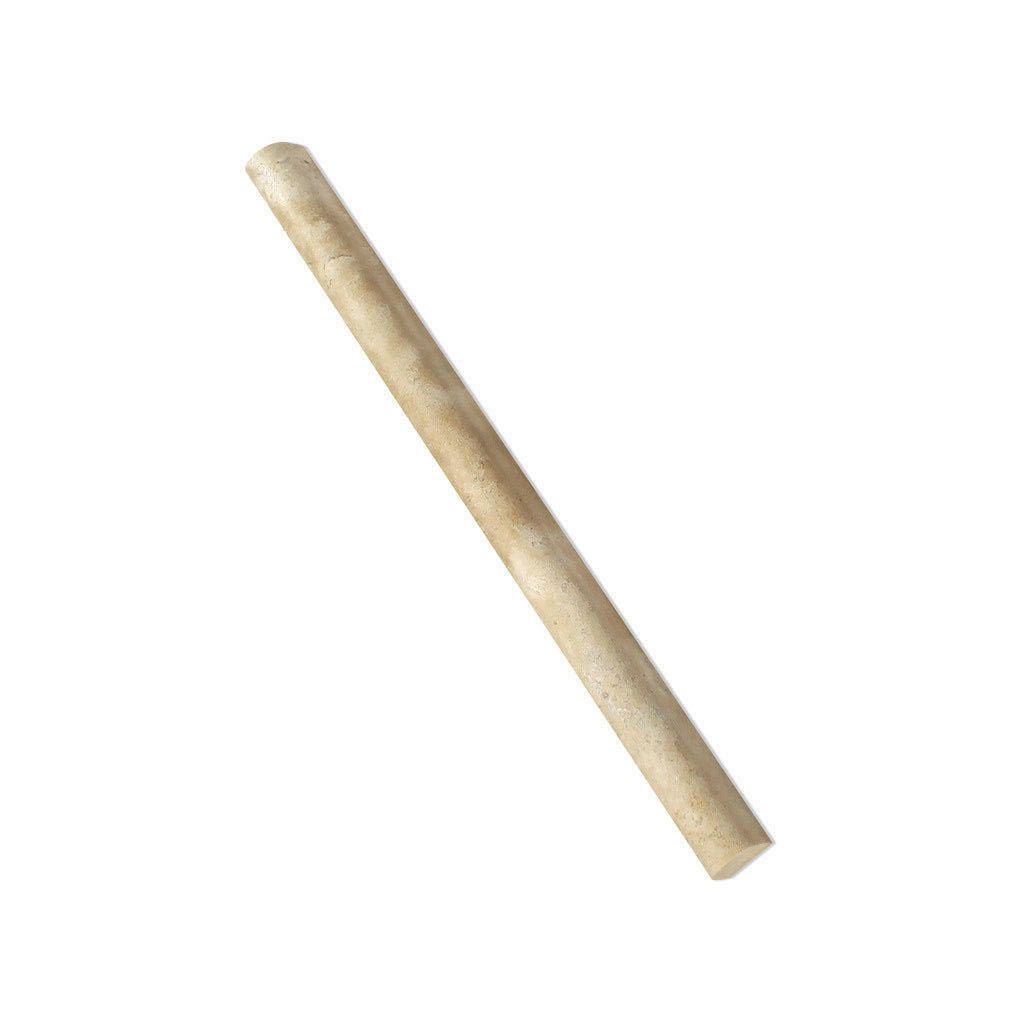 Durango Cream Travertine Honed 3/4x12 Bullnose Liner - American Tile Depot