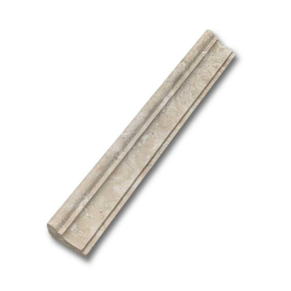 Durango Travertine Honed F-5 Chair Rail / Crown Molding Trim Durango Travertine Honed F-5 Chair Rail / Crown Molding Trim - American Tile Depot