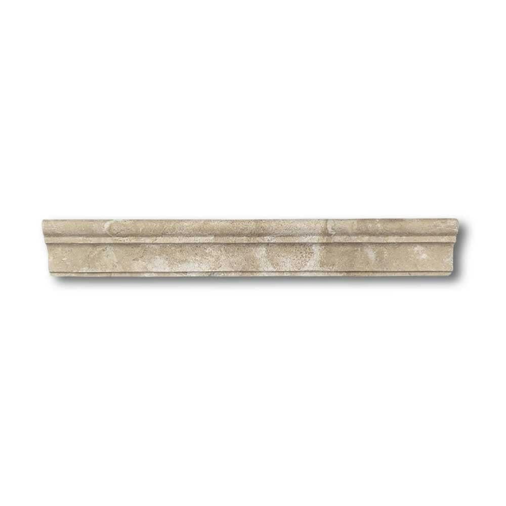 Durango Travertine Honed F-5 Chair Rail / Crown Molding Trim Durango Travertine Honed F-5 Chair Rail / Crown Molding Trim - American Tile Depot