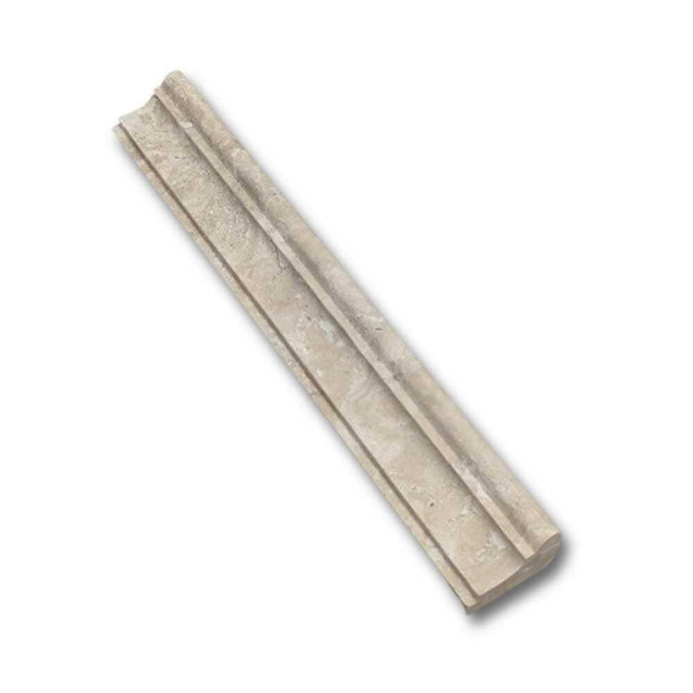 Durango Travertine Honed F-5 Chair Rail / Crown Molding Trim Durango Travertine Honed F-5 Chair Rail / Crown Molding Trim - American Tile Depot