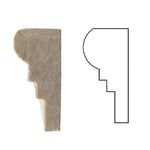 Durango Travertine Honed OG-2 Chair Rail Molding Trim Durango Travertine Honed OG-2 Chair Rail Molding Trim - American Tile Depot