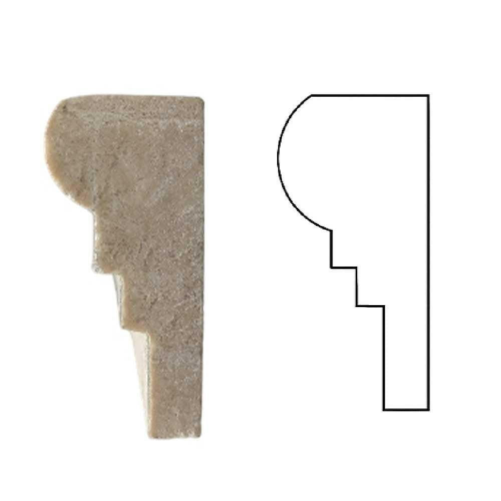 Durango Travertine Honed OG-2 Chair Rail Molding Trim Durango Travertine Honed OG-2 Chair Rail Molding Trim - American Tile Depot