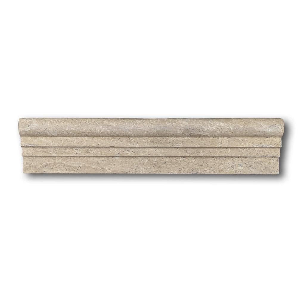 Durango Travertine Honed OG-2 Chair Rail Molding Trim Durango Travertine Honed OG-2 Chair Rail Molding Trim - American Tile Depot